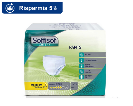 Soffisof, Pants Air Dry Pannolone a Mutanda Traspirante, Confezione da 20